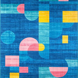 Vibrant Abstract Color Splash(Blue)