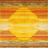 Ultra Soft Area Rug, Non Slip, Stain Resistant, Washable Area Rugs for Living Room, Bedroom, Contemporary Round Floral Motif(Yellow)