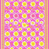 Elegant Daisy Print Serenity(Pink)