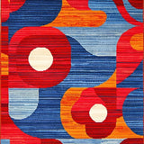 Contemporary Bright Swirl Aesthetics(Red)