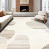 Ultra Soft Area Rug, Non Slip, Stain Resistant, Washable Area Rugs for Living Room, Bedroom, Boho Chic Area Cream & Beige Abstract Design(Beige)