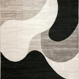 Elegant Abstract Swirl Motif(Gray)