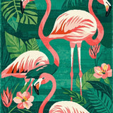 Chic Summer Tropical Composition(Pink)
