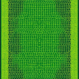 Contemporary Fun Crocodile Silhouette(Green)