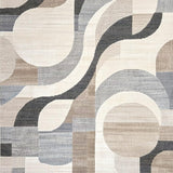 Ultra Soft Area Rug, Non Slip, Stain Resistant, Washable Area Rugs for Living Room, Bedroom, Rustic Warm Tones with Depth(Beige)