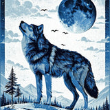 Chic Nature Inspired Graphic Design(Blue)