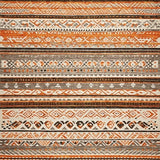 Ultra Soft Area Rug, Non Slip, Stain Resistant, Washable Area Rugs for Living Room, Bedroom, Artistic Warm Color Fusion(Orange)