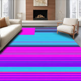 Ultra Soft Area Rug, Non Slip, Stain Resistant, Washable Area Rugs for Living Room, Bedroom, Lively Contemporary Color Splash(Pink)