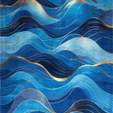 Eclectic Bright Geometric Blocks(Blue)