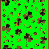 Luxurious Brown and Green Harmony(Green)