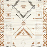Ultra Soft Area Rug, Non Slip, Stain Resistant, Washable Area Rugs for Living Room, Bedroom, Elegant Soft Ogee Pattern(Beige)