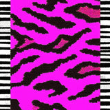 Ultra Soft Area Rug, Non Slip, Stain Resistant, Washable Area Rugs for Living Room, Bedroom, Striking Contrast Animal Patterns(Pink)