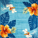 Eclectic Earthy Floral Fusion(Blue)