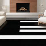 Elegant Monochrome Textured Weave(Black)