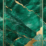 Vibrant Green and Gold Fusion(Green)