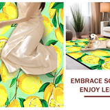Contemporary Lemon Print Delight(Yellow)