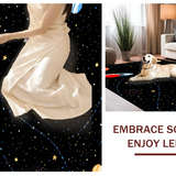 Playful Planetary Landscape Visuals(Black)