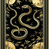 Ultra Soft Area Rug, Non Slip, Stain Resistant, Washable Area Rugs for Living Room, Bedroom, Gothic Animal Motif Elegance(Black)