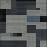 Ultra Soft Area Rug, Non Slip, Stain Resistant, Washable Area Rugs for Living Room, Bedroom, Trendy Modernist Trellis Visual(Gray)