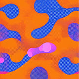Ultra Soft Area Rug, Non Slip, Stain Resistant, Washable Area Rugs for Living Room, Bedroom, Psychedelic Colorful Wave Motif(Orange)