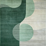 Cozy Textured Linear Design(Green)