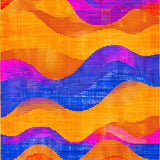 Ultra Soft Area Rug, Non Slip, Stain Resistant, Washable Area Rugs for Living Room, Bedroom, Contemporary Psychedelic Art Style(Orange)