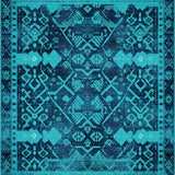 Contemporary Lattice Patterned Style(Blue)