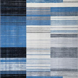 Chic Dynamic Wave Motif(Blue)