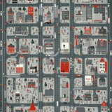 Ultra Soft Area Rug, Non Slip, Stain Resistant, Washable Area Rugs for Living Room, Bedroom, Playful Wilderness Adventure Theme(Red)