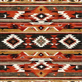 Ultra Soft Area Rug, Non Slip, Stain Resistant, Washable Area Rugs for Living Room, Bedroom, Artistic Southwestern Heritage Design(Red)