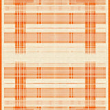 Ultra Soft Area Rug, Non Slip, Stain Resistant, Washable Area Rugs for Living Room, Bedroom, Chic Vibrant Curvilinear Motif(Orange)