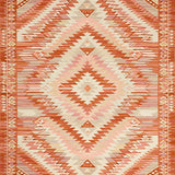 Ultra Soft Area Rug, Non Slip, Stain Resistant, Washable Area Rugs for Living Room, Bedroom, Contemporary Diamond Pattern Fusion(Red)