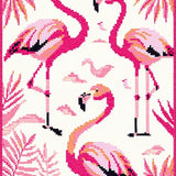 Chic White and Navy Embellishments(Pink)