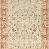 Ultra Soft Area Rug, Non Slip, Stain Resistant, Washable Area Rugs for Living Room, Bedroom, Rustic Light Brown Botanical Elegance(Beige)