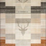 Ultra Soft Area Rug, Non Slip, Stain Resistant, Washable Area Rugs for Living Room, Bedroom, Chic Minimalist Earthy Tones Vibe(Beige)