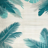 Luxurious Aqua Floral Design(Blue)