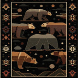 Joyful Black Bear Themed Decor(Black)