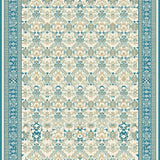 Modern Abstract Beige and Azure Area(Beige)