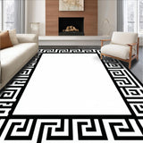 Chic Black and Ivory Striped Elegance(Black)