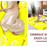Whimsical Citrus Patterned Delight(Yellow)