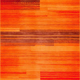 Ultra Soft Area Rug, Non Slip, Stain Resistant, Washable Area Rugs for Living Room, Bedroom, Striking Bold Animal Silhouette(Orange)