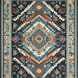 Classic Diamond Patterned Elegance(Blue)