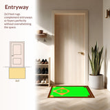 Fresh Modernist Baseball Composition(Green)