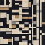 Stylish Neutral Toned Symmetrical Motif(Beige)
