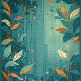 Eclectic Nature Inspired Artful Creation(Blue)