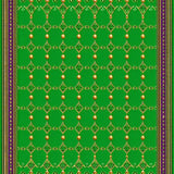 Elegant Mardi Gras Patterned Decor(Green)