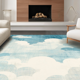 Chic Contemporary Plush Textured(Blue)