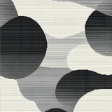 Trendy Fluid Geometric Arrangement(Gray)