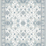 Whimsical Grey Trellis(Ivory)