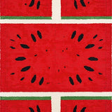 Refreshing Round Watermelon Motif(Red)